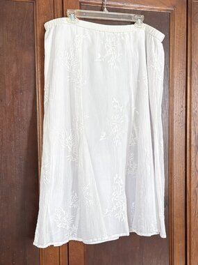 White Skirt by JM Collection